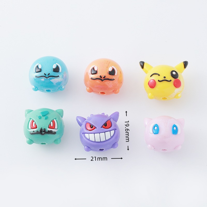 12 個ポケモンビーズ DIY 携帯電話ストラップキーホルダ - Jewelry Making With Resin のレビューと価格