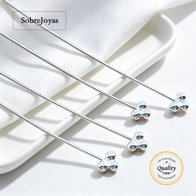 3個のボールヘッドピン、925スターリングシルバー、真珠ピン - Jewelry Making Head Pins のレビューと価格