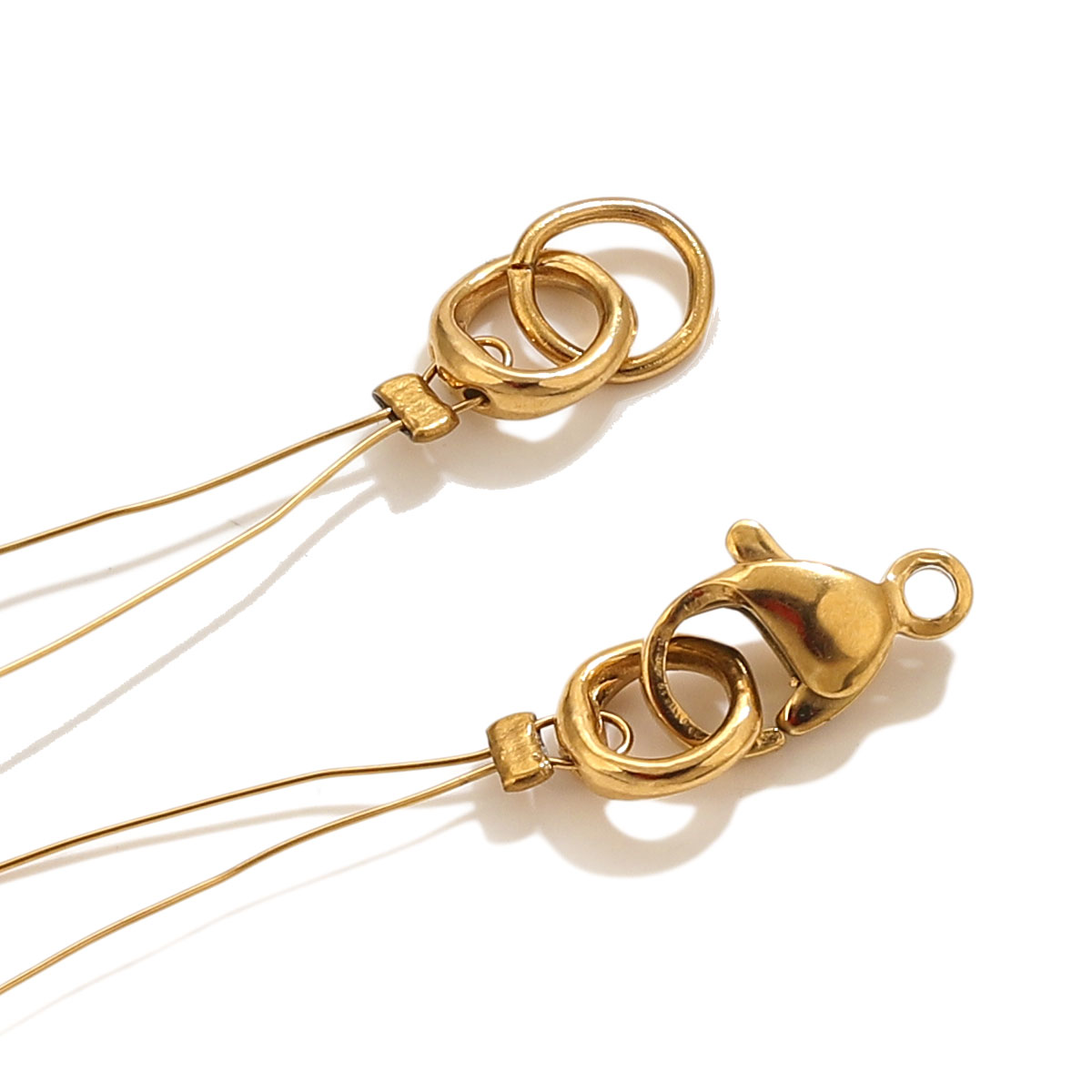 20個入り ステンレス製クラスプ エンドコネクター フック  - Jewelry Making Metal Supplies のレビューと価格