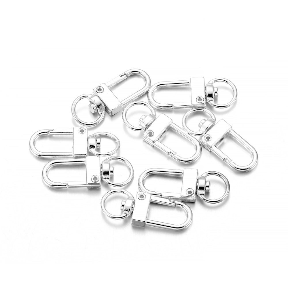 10個/パック 回転式ドッグバックル スナップ ロブスターク - Jewelry Making Metal Supplies のレビューと価格