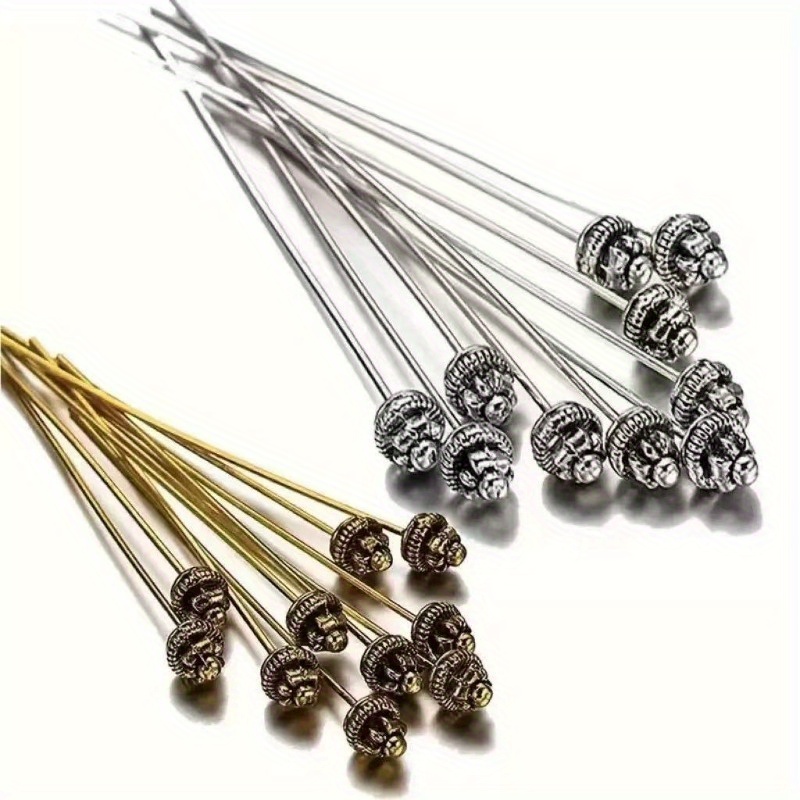 10本入り 55mm/2.17インチ ヘッドピン ジュエリー - Jewelry Making Head Pins のレビューと価格