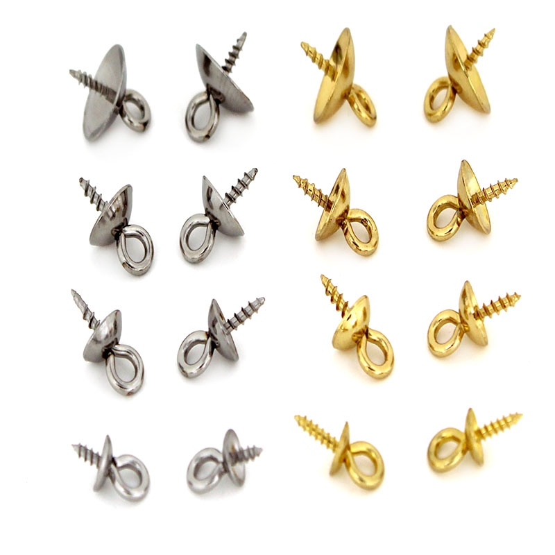 20個入り ステンレス製クラスプ フック スクリューアイピン - Jewelry Making Metal Supplies のレビューと価格