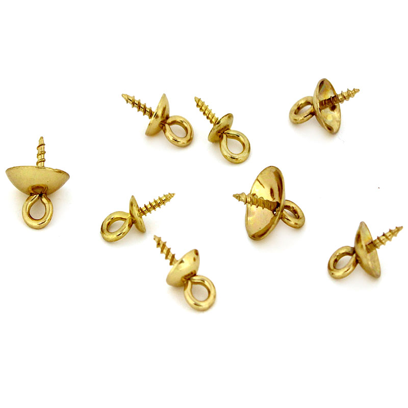 20個入り ステンレス製クラスプ フック スクリューアイピン - Jewelry Making Metal Supplies のレビューと価格