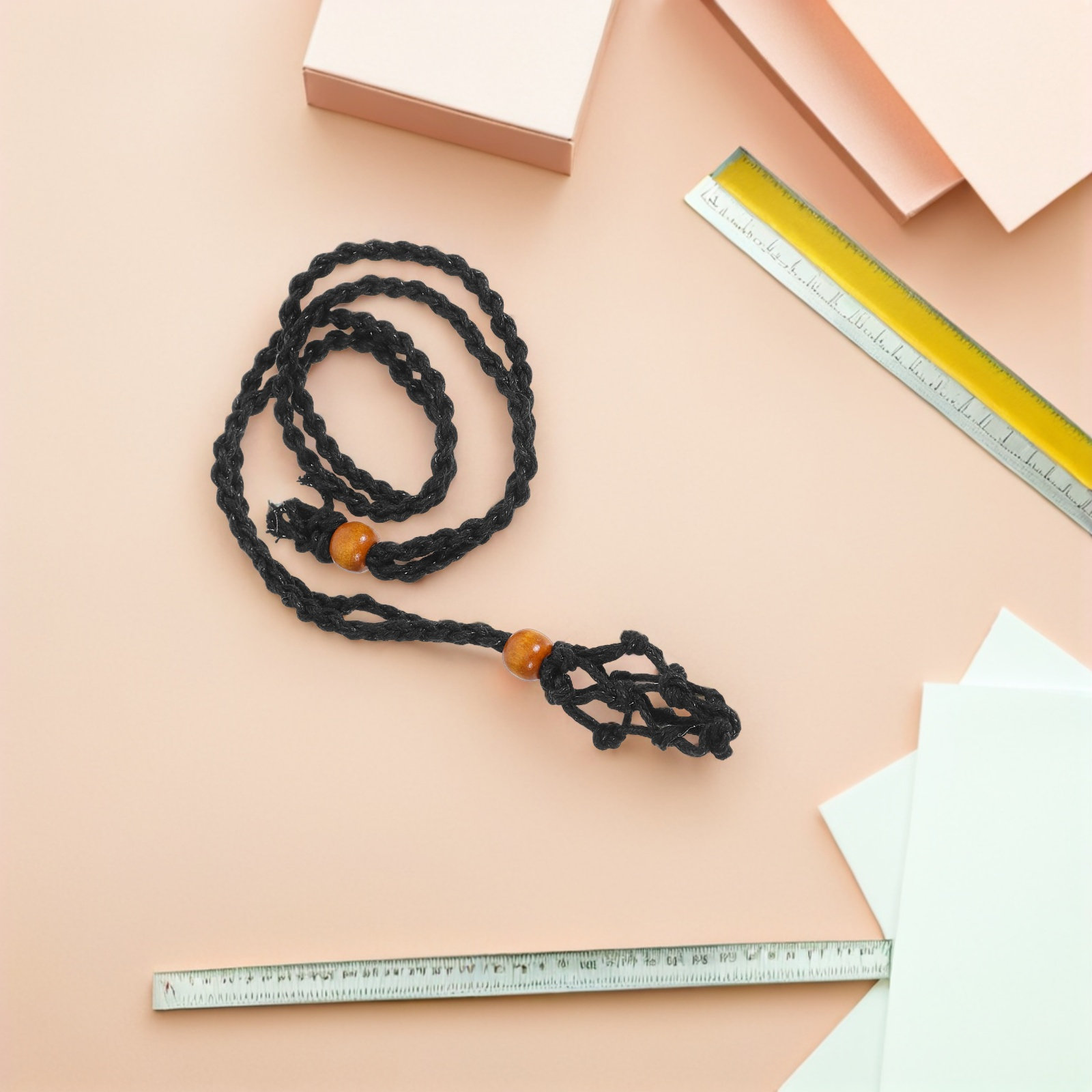 DIYネックレスやブレスレット、アクセサリー作りに最適な、黒 - Jewelry Making Thread のレビューと価格
