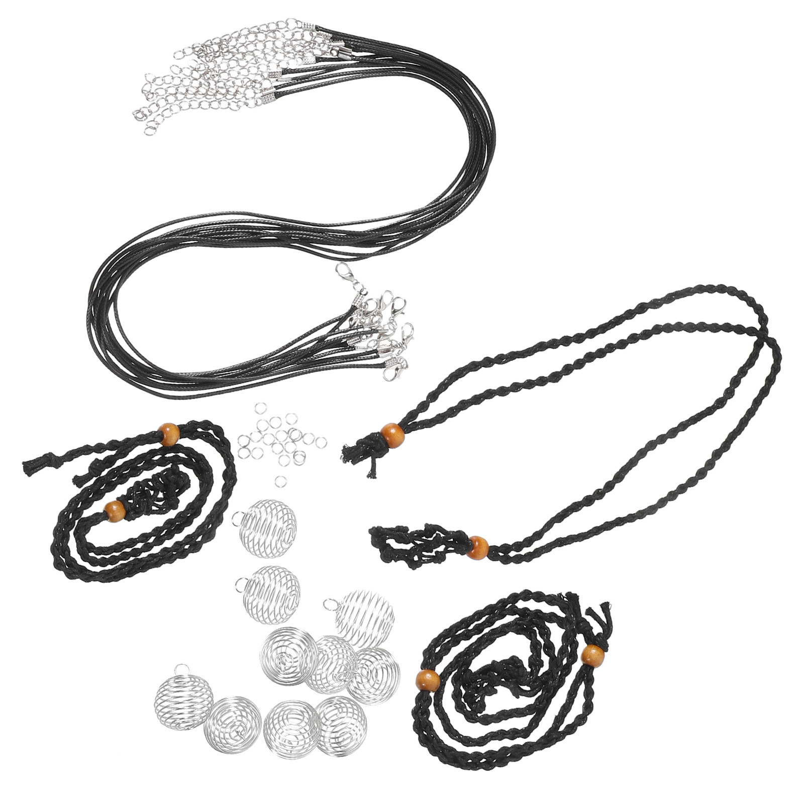 DIYネックレスやブレスレット、アクセサリー作りに最適な、黒 - Jewelry Making Thread のレビューと価格