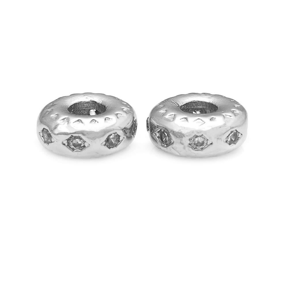 5.5mm、7.5mmの真鍮製ジルコンホイールスペーサービー - Jewelry Making Store のレビューと価格