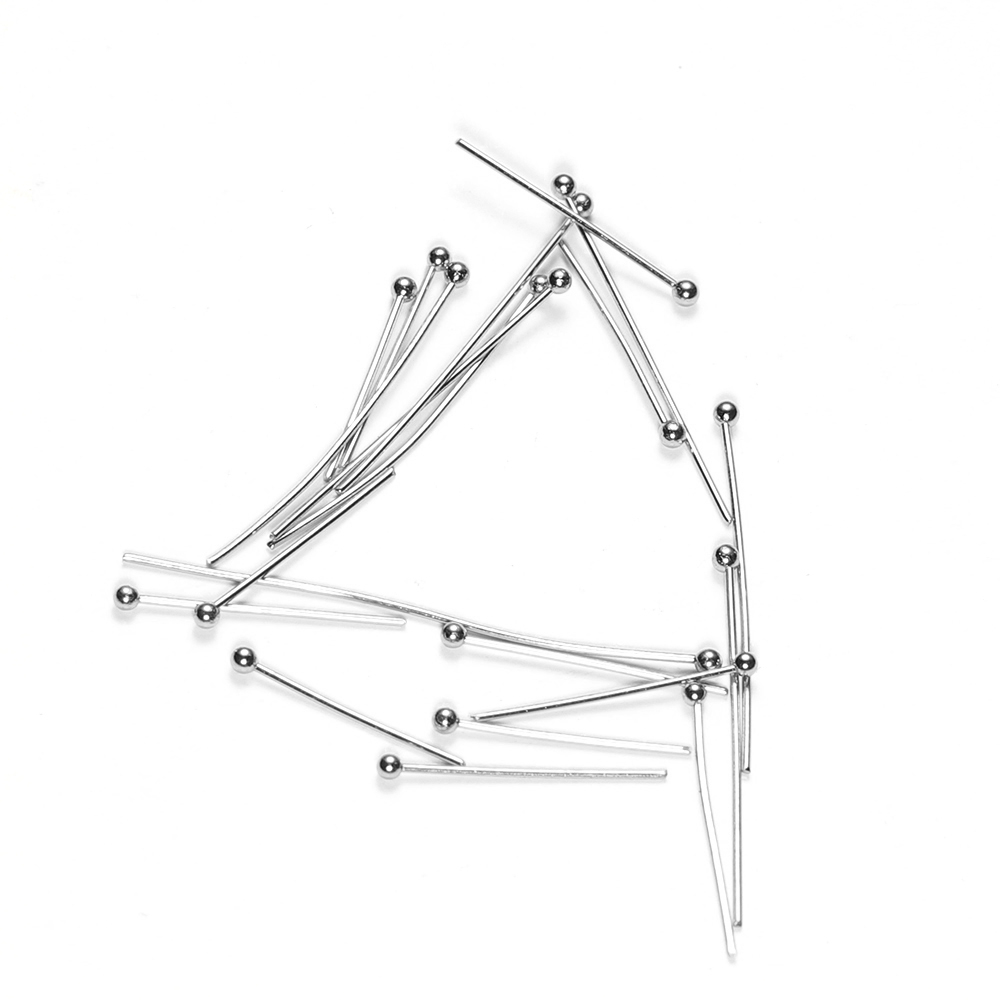 50個入り 0.6mm ステンレス製 ゴールドメッキ ヘッド - Jewelry Making Head Pins のレビューと価格