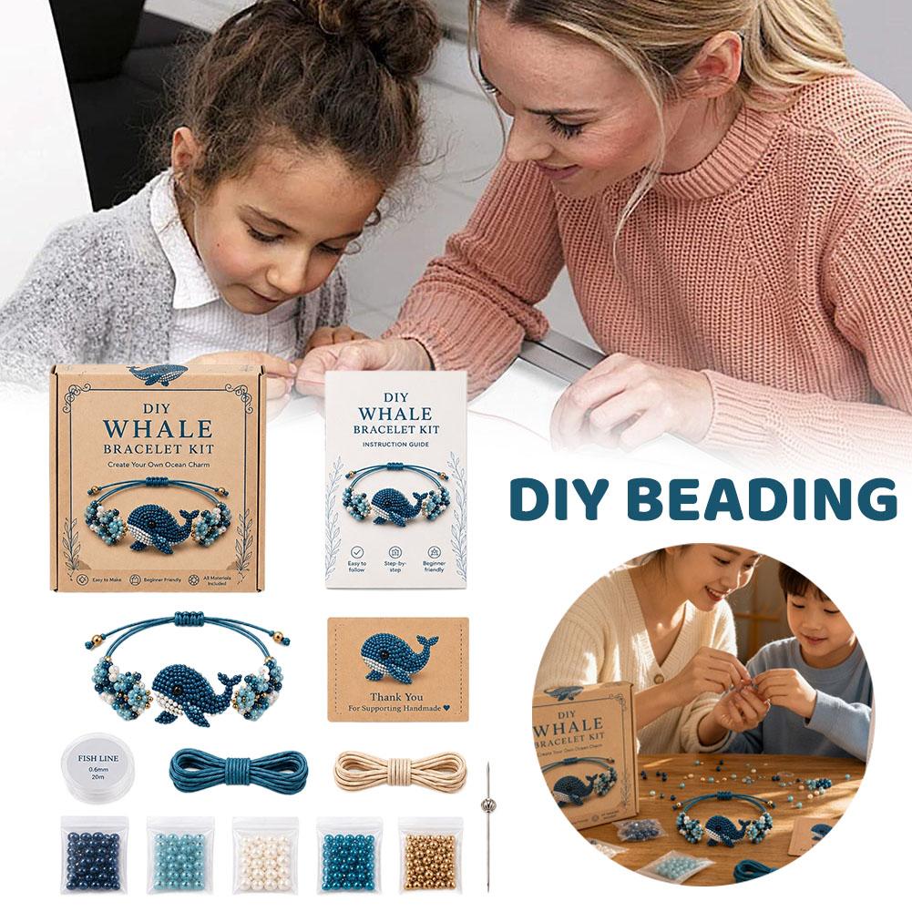 DIYビーズブレスレット製作キット かわいい動物DIYブレス - Jewelry Making Set のレビューと価格