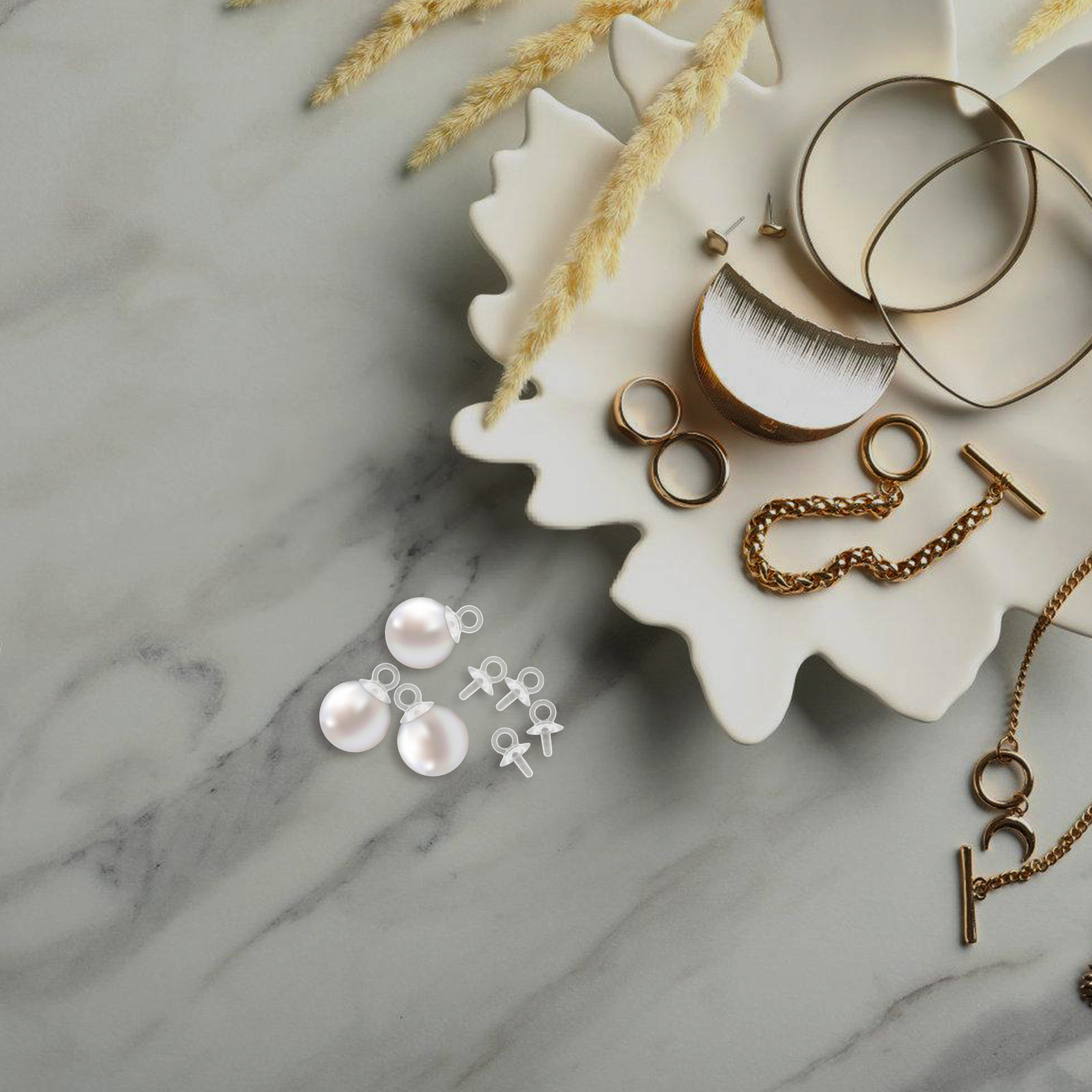 100 個樹脂カップアイピンパールペンダントホルダー DIY - Jewelry Making With Resin のレビューと価格