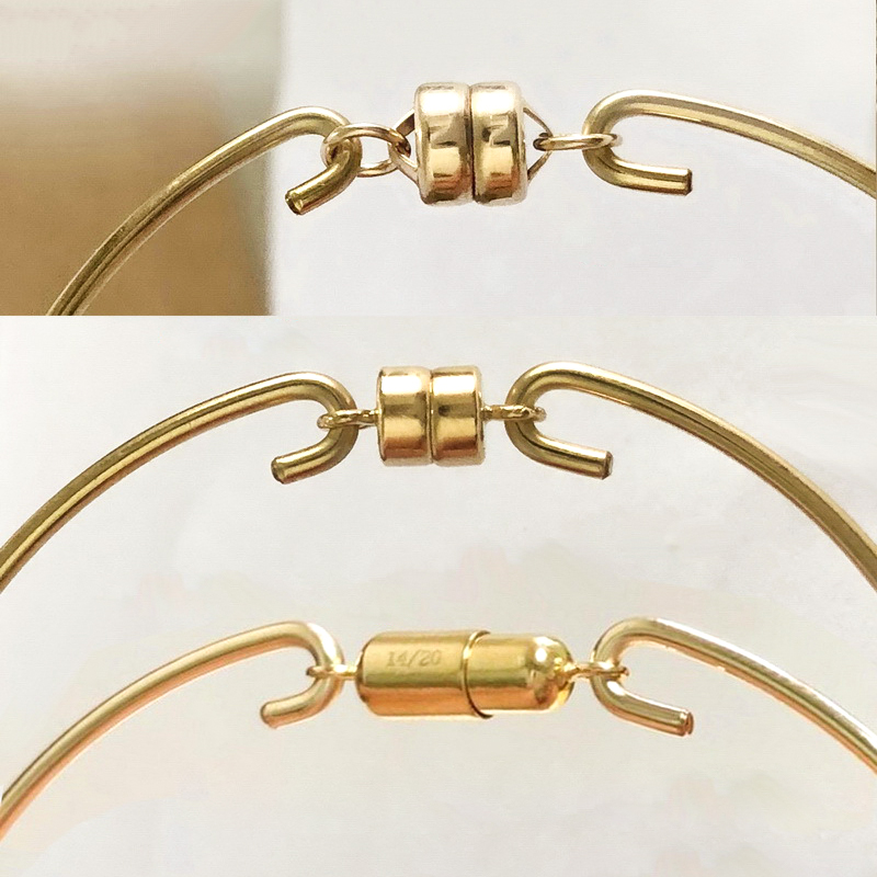 14Kゴールドフィルド磁気クラスプ3セット 4/4.5/5. - Jewelry Making Set のレビューと価格