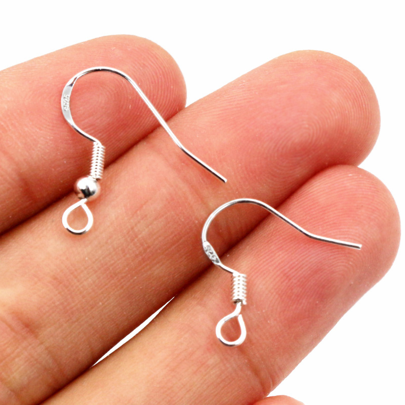 50個16mm 925スターリングシルバーメッキファインドイ - Jewelry Making Metal Supplies のレビューと価格