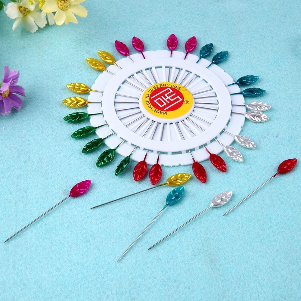 ストレートヘッド カラフル ウェディングピン ジュエリーコン - Jewelry Making Head Pins のレビューと価格