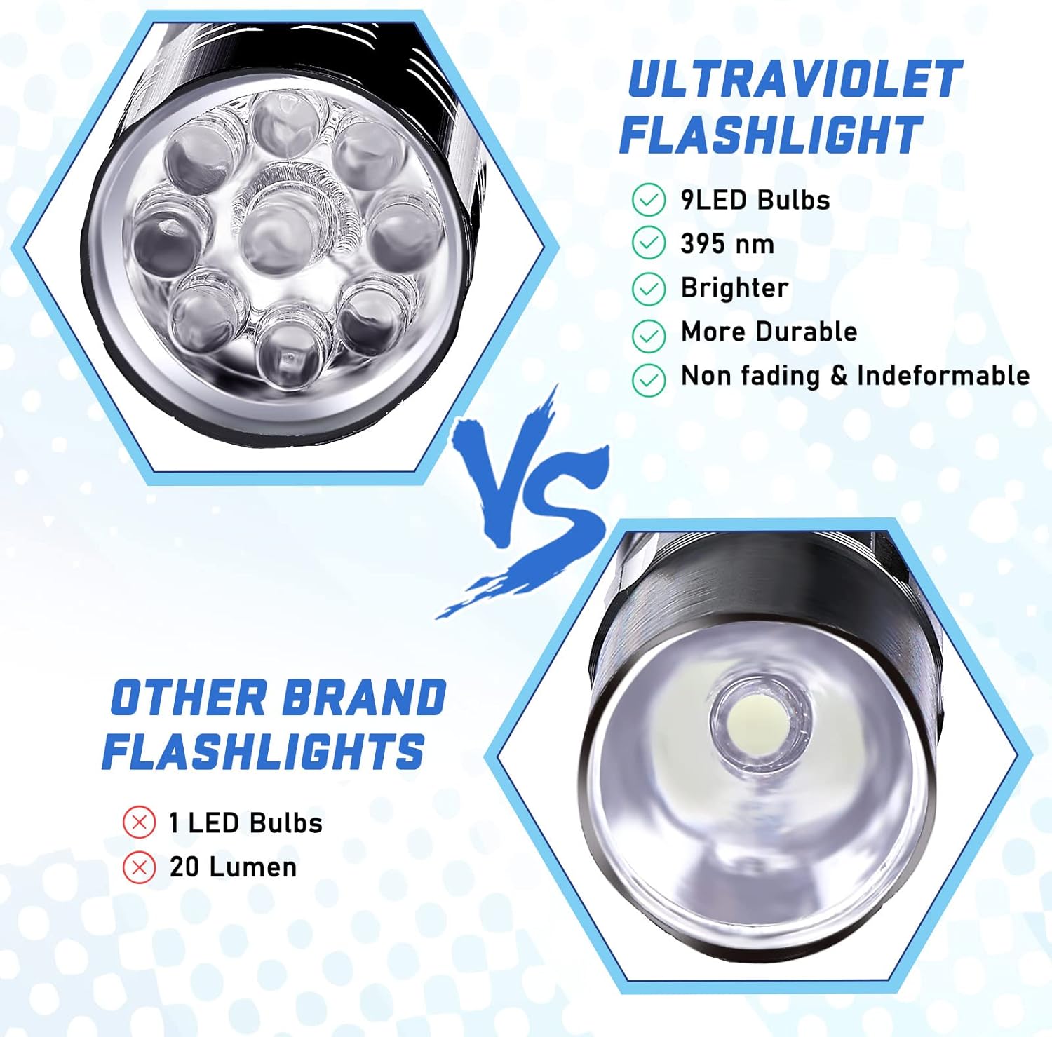 9LED懐中電灯 UVレジン硬化ランプ ライト LED 39 - Jewelry Making With Resin のレビューと価格