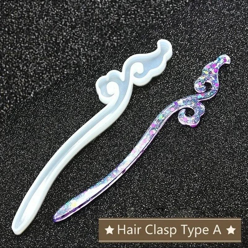 新しい透明ヘアピンシリコーン特殊金型樹脂 DIY ヘアジュエ - Jewelry Making With Resin のレビューと価格