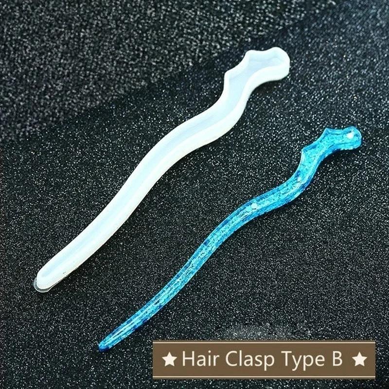 新しい透明ヘアピンシリコーン特殊金型樹脂 DIY ヘアジュエ - Jewelry Making With Resin のレビューと価格