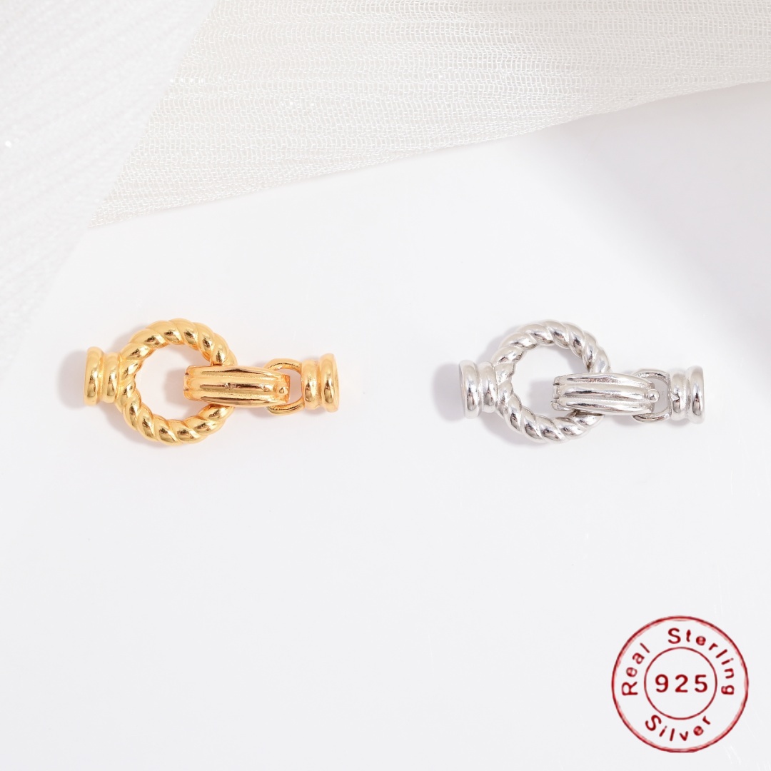 S925 スターリングシルバー スレッドコネクター クラスプ - Jewelry Making Thread のレビューと価格