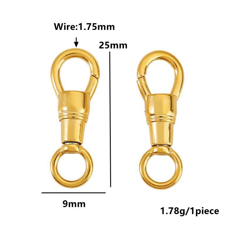 2 個ステンレス鋼クラスプ強力なオーバルハートラウンドポリッ - Jewelry Making Metal Supplies のレビューと価格