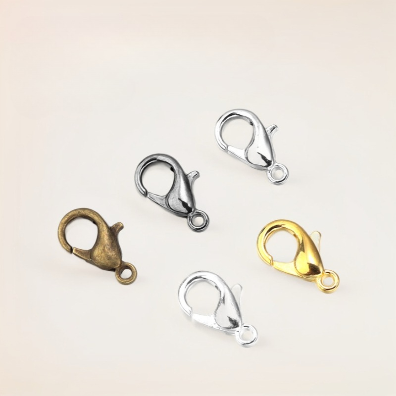 100個入り 9mm 12mm 14mm 亜鉛合金ロブスター - Jewelry Making Metal Supplies のレビューと価格
