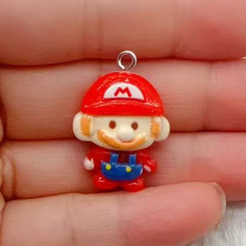10個入り樹脂製漫画ペンダント、DIYジュエリー製作イヤリン - Jewelry Making Accessories のレビューと価格