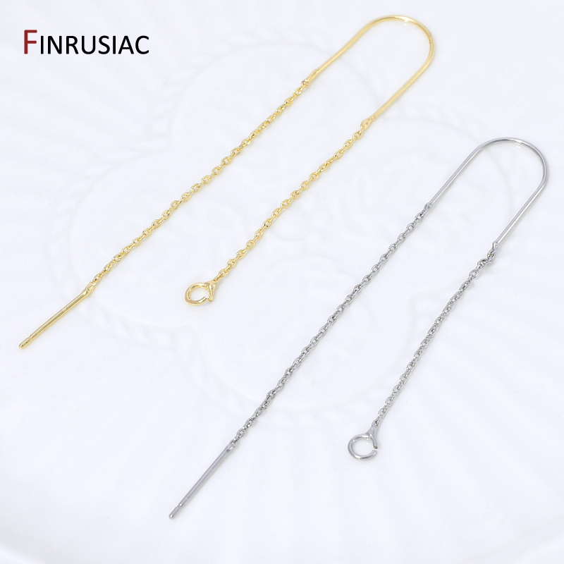 18K金メッキ真鍮ロングタッセルチェーンドロップステッカーダ - Jewelry Making Thread のレビューと価格