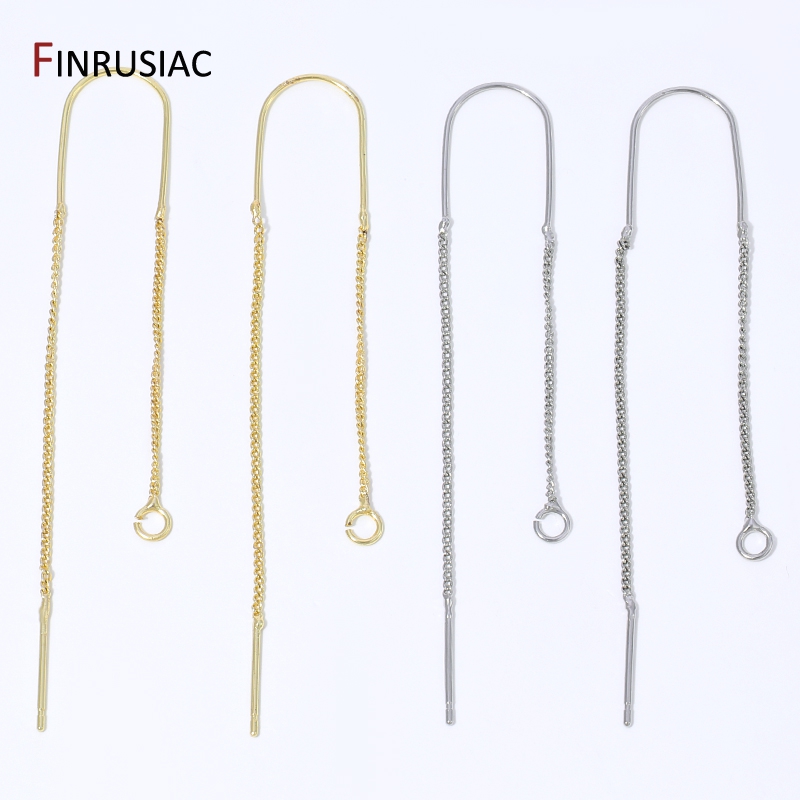 18K金メッキ真鍮ロングタッセルチェーンドロップステッカーダ - Jewelry Making Thread のレビューと価格