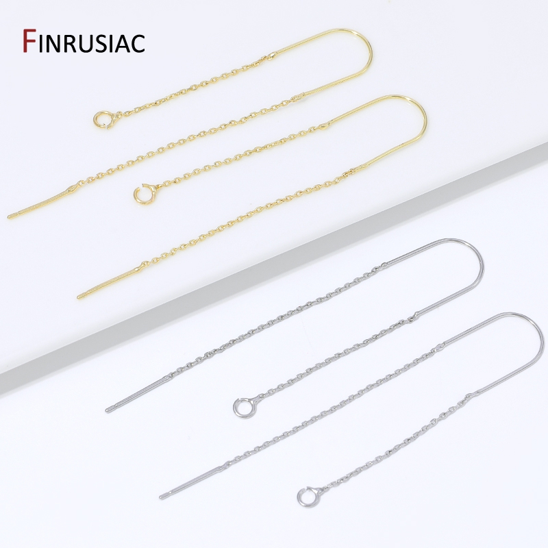 18K金メッキ真鍮ロングタッセルチェーンドロップステッカーダ - Jewelry Making Thread のレビューと価格