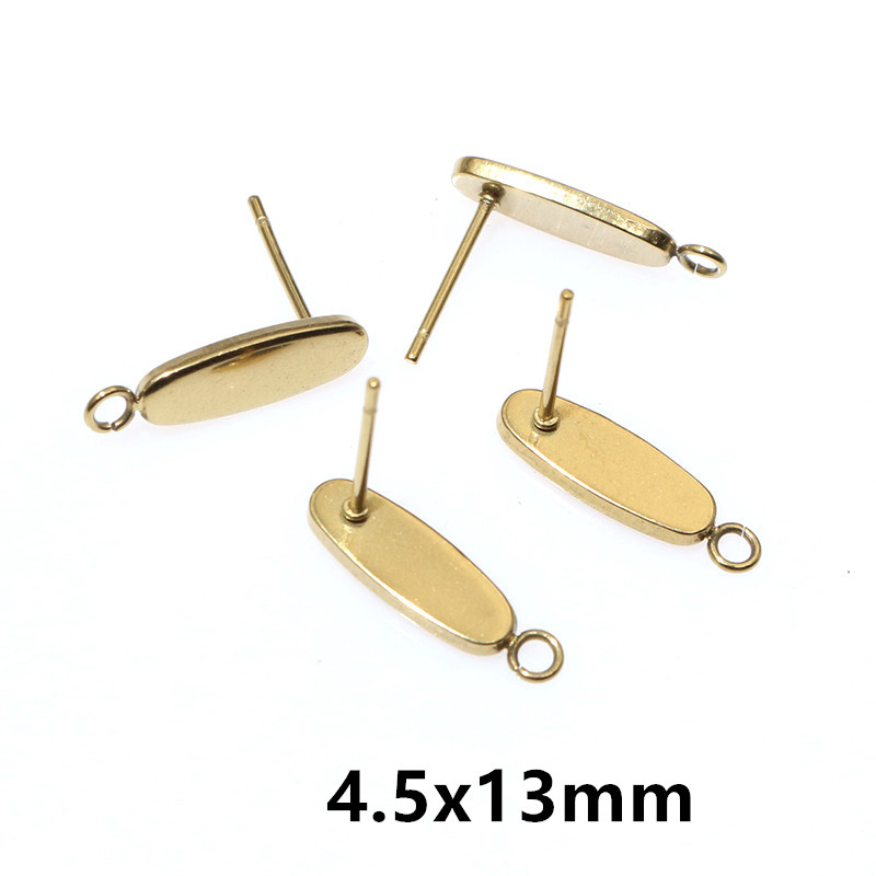 20個ステンレス鋼クラフトイヤリングスタッド幾何学的多角形イ - Jewelry Making Metal Supplies のレビューと価格