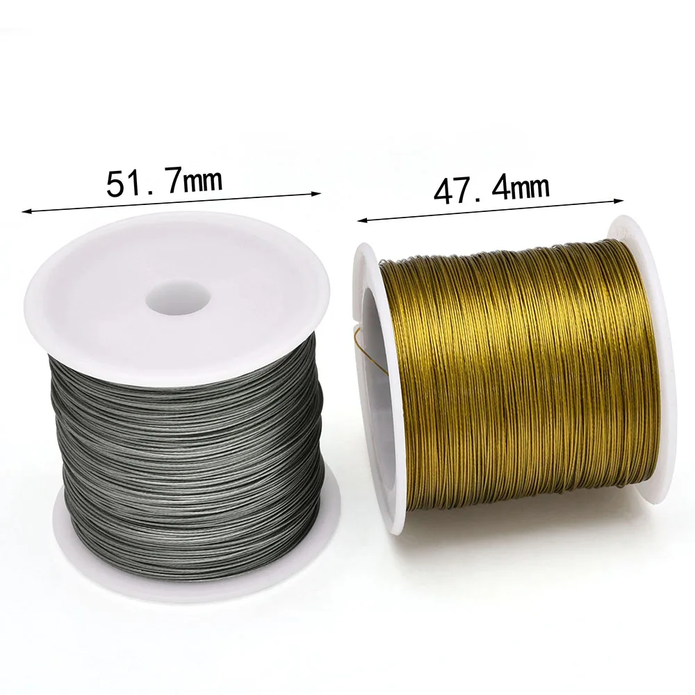 328フィート/100メートル 7本撚りステンレス鋼ビーズス - Jewelry Making Thread のレビューと価格