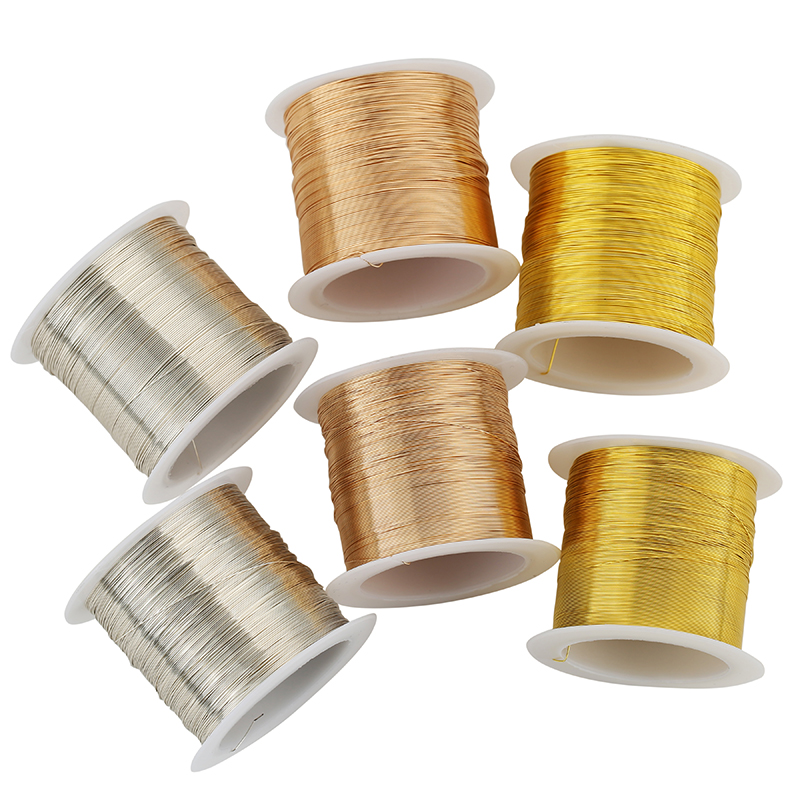 100メートル銅ステンレス鋼ブレスレットコードビーズワイヤー - Jewelry Making Thread のレビューと価格