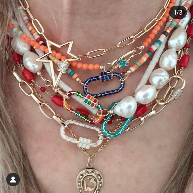 Juya DIY レインボーチャームカラビナファスナー装飾春 - Jewelry Making Metal Supplies のレビューと価格